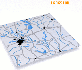 3d view of Langston