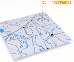 3d view of Cummings Springs