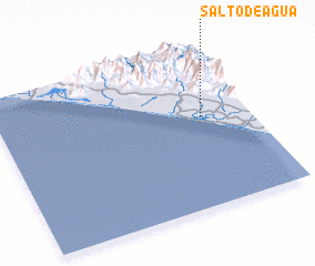 3d view of Salto de Agua