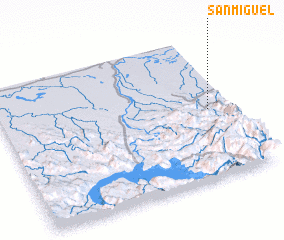 3d view of San Miguel