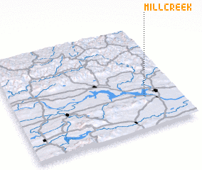 3d view of Mill Creek