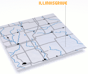 3d view of Illinois Grove