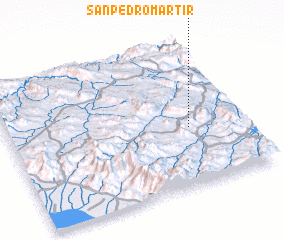 3d view of San Pedro Mártir