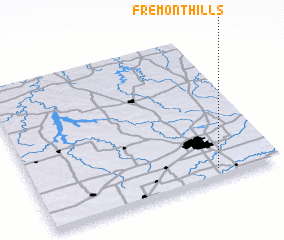 3d view of Fremont Hills
