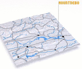 3d view of Mount Nebo