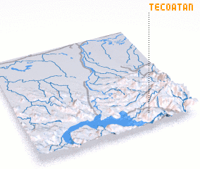 3d view of Tecoatán