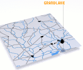 3d view of Grand Lake