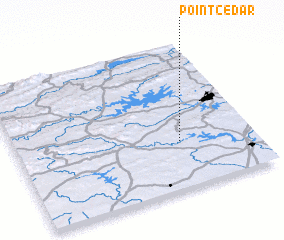 3d view of Point Cedar