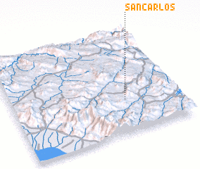 3d view of San Carlos