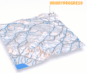 3d view of Unión y Progreso