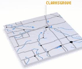 3d view of Clarks Grove