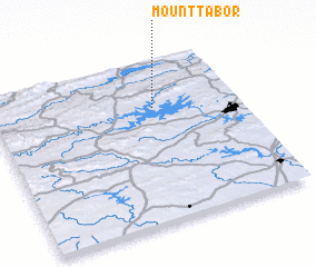 3d view of Mount Tabor
