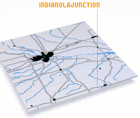 3d view of Indianola Junction