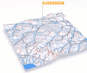 3d view of Ojo de Agua