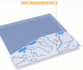 3d view of San Cándido Río Seco