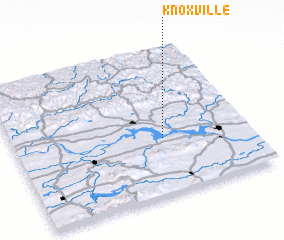 3d view of Knoxville