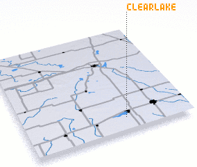 3d view of Clear Lake