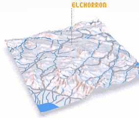 3d view of El Chorrón