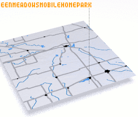 3d view of Green Meadows Mobile Home Park