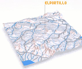 3d view of El Portillo