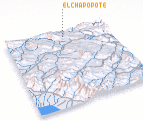 3d view of El Chapopote