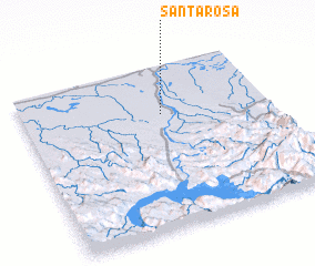 3d view of Santa Rosa