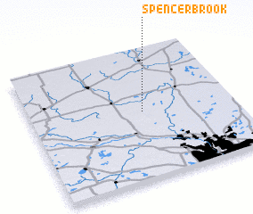 3d view of Spencer Brook