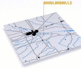 3d view of Woodland Hills