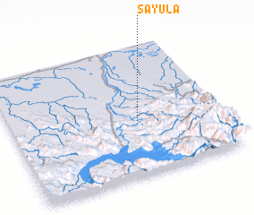 3d view of Sayula