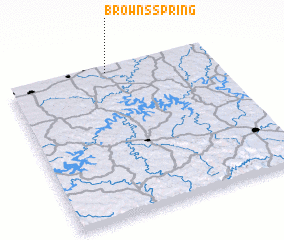 3d view of Browns Spring