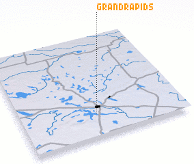 3d view of Grand Rapids