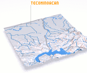 3d view of Tecominoacán