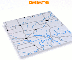 3d view of Knob Noster