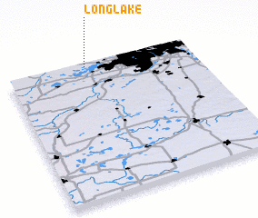 3d view of Long Lake