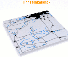 3d view of Minnetonka Beach