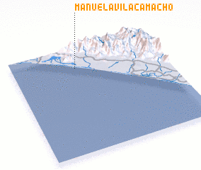 3d view of Manuel Ávila Camacho