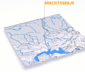 3d view of Amacoite Abajo
