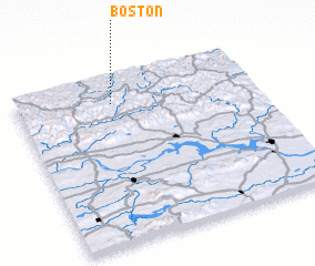 3d view of Boston