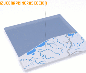 3d view of La Azucena Primera Sección