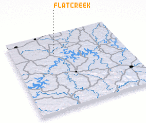 3d view of Flat Creek