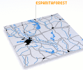 3d view of Espanita Forest