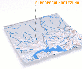 3d view of El Pedregal Moctezuma