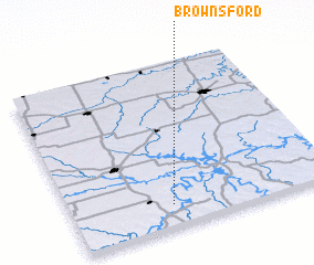 3d view of Browns Ford