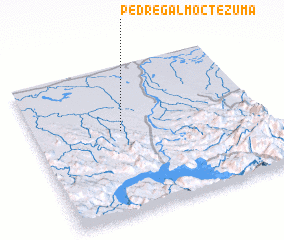 3d view of Pedregal Moctezuma