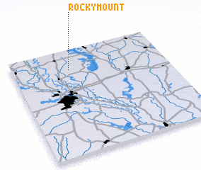 3d view of Rocky Mount