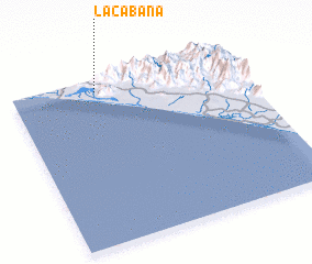 3d view of La Cabaña