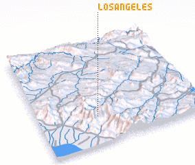 3d view of Los Angeles