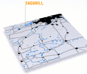 3d view of Saga Hill