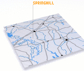 3d view of Spring Hill