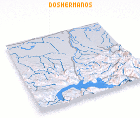 3d view of Dos Hermanos